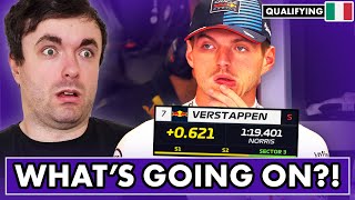 Our Reaction to Italian Grand Prix Qualifying [upl. by Adnulahs]