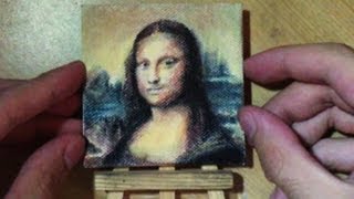 Miniature Art  Mona Lisa [upl. by Bearnard]