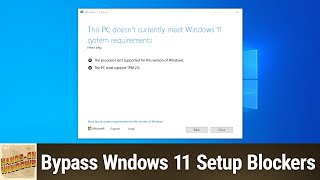 Bypass Wndows 11 Setup Blockers  Advanced Windows 11 Setup [upl. by Mimajneb207]