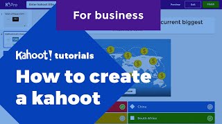 Kahoot for business how to create a kahoot [upl. by Marji]