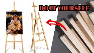 How to make a wooden easel for drawing boards step by step [upl. by Templeton]