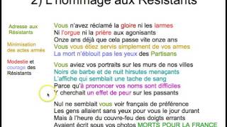 commentaire vidéo sur quotstrophes pour se souvenirquot [upl. by Aicerg72]