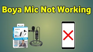 Boya Mic Not Working In Android  Boya Microphone Not Working [upl. by Christmann]