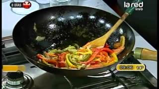 Receta Peperonata con aceite de oliva [upl. by Maon]