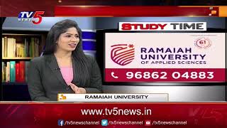 Study Time Ramaiah University Of Applied Sciences  Registrar Prof M Sai Baba  TV5 News Digital [upl. by Perrie948]