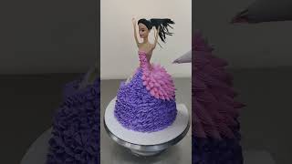 Barbie doll cakecakeshortvideotrendingviralvideotrendingforyou [upl. by Zicarelli290]