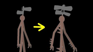 EnhancedMutated Siren Head The 6 sirens  Stickman Animation [upl. by Norris30]