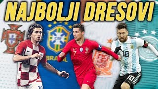 OVO SU NAJBOLJI DRESOVI NA SVJETSKOM PRVENSTVU FIFA World Cup 2018 [upl. by Lita]