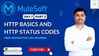 MULESOFT TRAINING DAY1 HTTP BASICS AND HTTP STATUS CODES [upl. by Wilen]