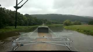 MS Otrate Binnenschiff  Oberweser zu Berg 07  2014 [upl. by Laehcimaj]