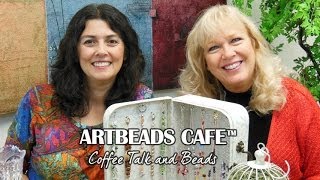 Artbeads Cafe  Kristal Wick and Cynthia Kimura Show You How to Display Jewelry and More [upl. by Alhahs]