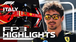 FP3 Highlights  2024 Italian Grand Prix [upl. by Rolland]