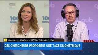 Taxe kilométrique  «C’est quand même pas une petite taxe qu’on évoque» dit Francis Gosselin [upl. by Birgitta]