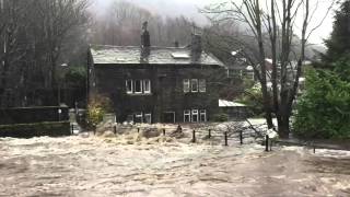 Hebden Bridge Flood 15 [upl. by Casanova]