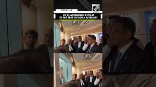 CJI Chandrachud puts AI to the test on Indian Judiciary after inaugurating National Judicial Museum [upl. by Lutero]