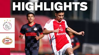 Battle for first place ⚔️  Highlights Ajax O17  PSV O17 [upl. by Jennine]