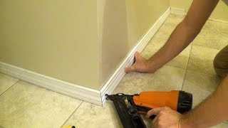 How to Install Floor Molding [upl. by Gorlicki405]