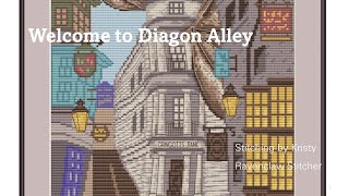 Welcome to Diagon Alley Cross Stitch part 25 [upl. by Wonacott]