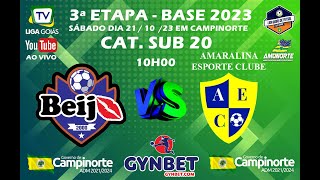 LIGA GOIÁS GYNBETCOM  CAT BASE  BEIJO FUTSAL FORMOSOTO X AMARALINA EC SUB 20 [upl. by Nehr]