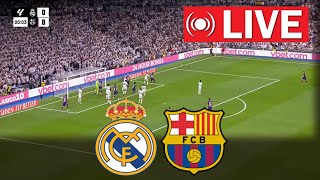 LIVE Real Madrid vs Barcelona La Liga 202425 Full match  Video game simulation [upl. by Pansy284]