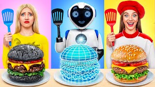 Me vs Grandma Cooking Challenge with a Robot  Fantastic Food Hacks by Multi DO Smile [upl. by Strage560]