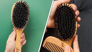 Achieve Salon Worthy Hair The Best Boar Bristle Brushes of 2024 [upl. by Ahsieyt]