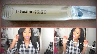 ♥Best Flat Iron Ever♥ Ion I◆Fusion Heat Therapy 1 14 Styling Iron [upl. by Steffen351]