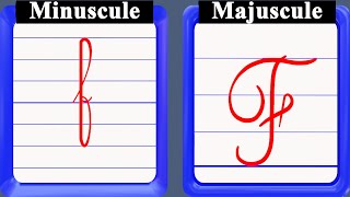 f majuscule et minuscule [upl. by Loralee]