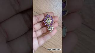 Beautiful kundan saree pin making diy shorts trending creative viralshort handmade jewelry [upl. by Eglantine]