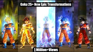 Goku 25 New Transformations KKFSSSSJ1USS23PU45GBBKBEB2345UIMUISSJUI amp FinalForms [upl. by Garner99]