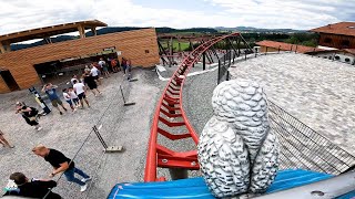 Eulenblitz  POV  Edelwies  Zierer  Force Coaster [upl. by Mcclenaghan999]