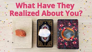 🦋WHAT HAVE THEY REALIZED ABOUT YOU 😍PICK A CARD 💐 LOVE TAROT READING 💌 TWIN FLAMES 👫 SOULMATES [upl. by Noivart]