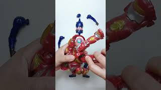 UNBOXING SUPERHERO HULK BUSTER  CAPTAIN AMERICA superheroes shorts [upl. by Ranite]