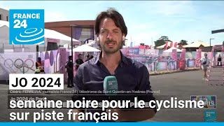 JO 2024  semaine noire pour le cyclisme sur piste français • FRANCE 24 [upl. by Laud475]