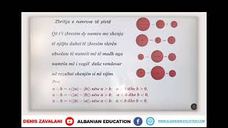 6 02 074 Java 19 Matematikë mbledhja dhe zbritja e numrave të plotë në drejtëzën numeri [upl. by Nwahsar972]