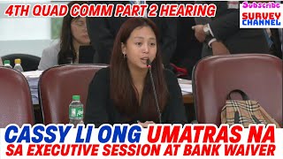 QUAD COMM POGO HEARING CASSY LI ONG NAISAHAN ANG QUAD COMMITTEE [upl. by Elyn]