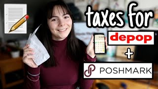 How To Do Taxes For Your Reselling Business  Accounting For Depop amp Poshmark [upl. by Kinny]