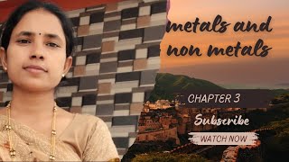 Metals and Non metals part 3 class 10th science cbse board [upl. by Eesac]