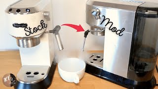 HOW TO INSTALL A RANCILIO STEAM WAND  DELONGHI DEDICA  Fully Explained in English [upl. by Hal]