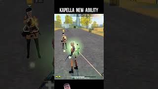 Kapella character ability after update freefire shorts [upl. by Uda394]