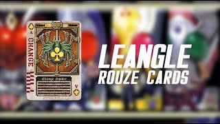 Kamen Rider Leangle Rouze Cards and Finishers [upl. by Marron]