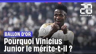 Pourquoi Vinicius Junior méritetil de gagner le Ballon d’or [upl. by Keldah236]