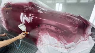 Restore Like New Lexus S470 Right Front Door And Fender  Car Paint Tv [upl. by Jackqueline]