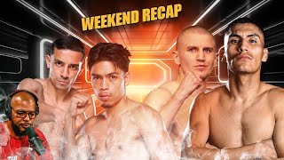 ☎️ Vergil Ortiz Survives 2 Knockdowns  Win 👀Angelo Leo Ices Venado to Win Title🔥Weekend Recap [upl. by Kubis]