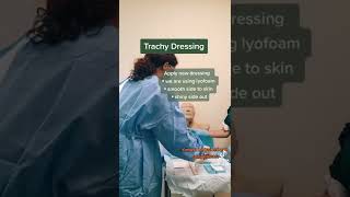 Tracheostomy Dressing [upl. by Aihcats456]