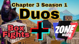 PUBLIC Duo Boxfight Zonewars Fortnite Creative Map  Chapter 3 Season 1 with SLIDING [upl. by Adnuhsat967]