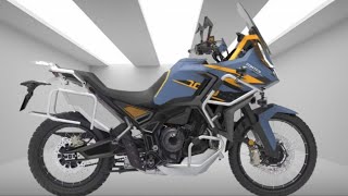 New 2024 Zontes 703F  A New Three Cylinder Adventure Motorcycles [upl. by Cavuoto881]