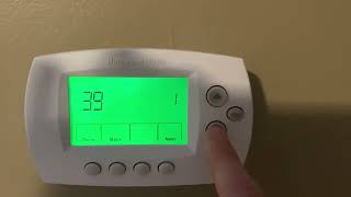 How to reset your Honeywell thermostat [upl. by Lynnea833]