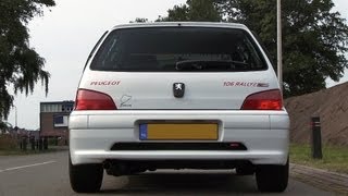 my Peugeot 106 Rallye with Supersprint exhaust SOUND [upl. by Jamnes]