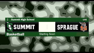 OSAA Summit vs Sprague High School Girls Basketball [upl. by Eimmis]